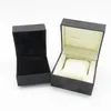 Gift Wrap Black Faux Leather Pillow Insert Jewellry Case Container Storage Packaging Bracelet Watch Box