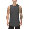 Mannen Tank Tops Merk Heren Shirt Patchwork Mesh Bodybuilding Stringer Tanktop Fitness Singlet Mouwloos Slim Fit Sportscholen Clothi263s