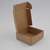 Небольшой крафт-бумажная коробка, коричневый картон ручной работы мыльная коробка, белая ремесло подарочная коробка, черная упаковка ювелирных изделий 210805
