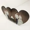 Kreative Sublimation DIY Valentinstag Fotorahmen Geschenk MDF leere Seite Foto Porträt Digitaldruck Fotorahmen CCB12110