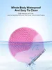 Wholesale Silicone Electric Face Cleansing Brush Tool 5 colors Waterproof Portable Facial Acne Deep Cleaning Beauty Device Machine Free UPS