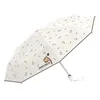 Automatyczny parasol Deszcz Kobiety Cartoon Druku Składane Parasole Wiatroodporny Anti UV Parasol 5 Style Paraguas