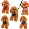 Cat Collars & Leads Pet Products Supplies Rhinestone Mesh Harness Leash Set Vest For Small Dog