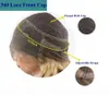 Natural negro ondulado cabello humano 13x6 pelucas frontales de encaje con flequillo 180 densidad 360 encaje frontal virgen peluca de cabello humano peluca completa l306x