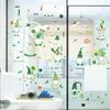 Wall Stickers Multiple Christmas Window For Shop Decoration Cartoon DIY Electrostatic Glass Home Accessories