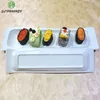 Brood dessert schotel sushi platen A5 melamine servies Japanse keuken witte rechthoek imitatie porselein strip restaurant servies