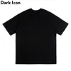 Colorido impresso homens mulheres t-shirt manga curta ângulo de verão Doce filme homens camiseta preto tshirt branco streetwear 210603