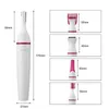 5 In 1 Women Hair Remover Face Eyebrow Trimmer Electric Shaver Washable Painless Bikini Underarm Legs Body Depilatory Epilator 220124