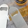 Heavy Duty Blank Stainless Steel Flat Beer Bottle Opener Cap Remover for Kitchen Bar Restaurant 7 Inch XBJK2106