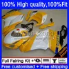 White yellow Injection Mold Fairings For DUCATI 749-999 749S 999S 749 999 Bodywork 03-06 15No.28 749 999 S R 03 04 05 06 749R 999R 2003 2004 2005 2006 OEM Bodys Kit