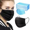 Hem Använd engångs ansikte mask industriell 3ply öron slinga återanvändbar munskydd mode tyg masker mascarilla