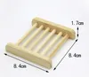 Natuurlijke bamboe trays Badspeelgoed Houten Zeepbak Schotel Houten Soaps Lade Houder Rack Plaat Box Container voor Baths Douche Badkamer M3612