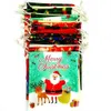 31cm 크리스마스 어린이 만화 폴리 에스터 사탕 가방 주머니 Drawstring 가방 Mery 크리스마스 산타 눈사람 Xman 이브 선물 지갑 JJB10883