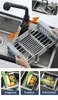 Kitchen Stainless Steel Sink Drain Rack 304 Dish Drying Rack Dish Insert Storage Organizer Fruit Vegetable Drainer Basket 211110