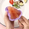 Moules à glace mignons pour enfants en forme de pastèque et de raisin moule en silicone bacs à crème glacée avec couvercle outils de cuisine familiale T500944