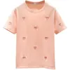 S-XL летние тройники вышивка любовь футболка женщина повседневная футболка Femme с коротким рукавом футболка женские хлопковые тонкие розовые фиолетовые вершины 210604
