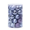 34st/parti 4cm julbollar Natal Ornament Julgrandekor Balls Bauble Party Xmas Hanging Navidad Decorations Gift 201006