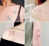 Temporary Tattoos Flower Butterfly Fake Tattoo Pattern Metallic Gold Sliver Waterproof Stickers Water Transfer Sexy Beauty Body Ar2735815