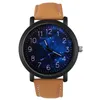 Wristwatches Watch Fashion Wood Grain Dial Casual Leather Quartz Men Watches Luxury Wristwatch Hombre Hour Male Clock