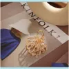 Pannband Jewelryhollow Out Butterfly Tassel Hair Pins For Women Girl Metal Golden Color Clip Jewelry Aessory Styling Tools Drop Delivery