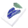 Skin Detox Gua Sha Sha Уход за лицом для лица Natural Lapis Lazuli Акупунктура Скаивание Массаж Глаза Корпус Лица Лица Лица против морщин Массажер Назад Заживление здоровья Подарок здоровья