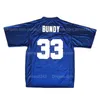 ABD'den Gemi Al Bundy # 33 Futbol Forması Polk High Evli Çocuk Erkekler Ile Evli Gömlek Tüm Dikişli Mavi S-3XL