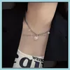 Hänge halsband hängsmycken smycken koreanska ins netröd checkerboard gitter kärlek kort halsband mode mångsidig stål stål med klavisk