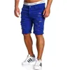 2021 Новое лето разорванные мужские джинсовые шорты стройное регулярное колено длина колена короткие джинсы джинсы для мужчин белый синий черный красный кофе X0628