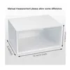 Duidelijke Multicolor Schoen Box Opvouwbare Opslag Plastic Transparante Thuis Organizer Stapelbare Display Gevolge Combinatie Schoenen Containers Cabinet Boxes JY0532