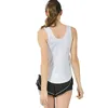 Yoga-outfit t-shirts vest tops vrouwen casual actieve slijtage fitness top vrouwjoggers training comfortabele rennende ademende plus maat