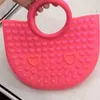 sensory bag fidget toys silicone rubber handbag tote purses heart shaped bubbles ball popping finger fun game puzzle stress relief1992