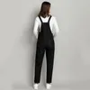 Combinaisons pour femmes barboteuses Style européen petit ami femmes salopette en jean bretelles combinaison femme jean ample pantalon filles pantalon à bretelles