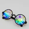 Vintage Luxus Runde Kaleidoskop Sonnenbrille Männer Frauen Designer Eyewear Linse Gläser Zonnebril Dames