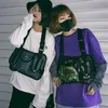 Femmes hommes mode Nylon Streetwear Fanny Pack gilet taille sport sac à dos fonctionnel Hip Hop réglable poitrine sac épaule