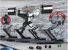 Niestandardowe zdjęcie tapeta 3D Gym malowidła ścienne tapeta nostalgiczna retro sporty podnoszenie ciężarów siłownia narzędzia
