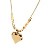 Pendant Necklaces Heart Pandent For Women Gold Color Stainless Steel Chain Romantic Po Frame Necklace Fashion Jewelry Gifts