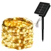 Saiten LED Solar Lampe Outdoor 5M 10M 20M LEDs String Lichter Fee Urlaub Hochzeit Weihnachten Party Girlande garten Wasserdichte Licht