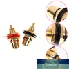 2 pièces/ensemble haut-parleur Terminal Audio adaptateur RCA Phono femelle châssis panneau prises connecteurs noir rouge