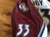 저렴한 사용자 정의 빈티지 1995-1996 Patrick Roy Hockey CCM 저지 스티치 번호 이름 추가 MEN KID HOCKEY JERSEYS XS-5XL