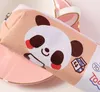 Kawaii Creative School Pencil Case For Girls cute animal PU Leather Pencil Bag Kids Gift School Supplies