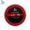 Linha de trança forte pe 4 fios de pesca trançada multifilulação 300m 500m Acessórios de fios de carpa de 1000m 1000m