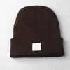 20 cores Moda Mulheres Basic Knitting Caps Bonés Quente e Macio Fold Brim Skull Beanie 56-60cm