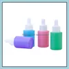 Garrafas frascos de armazenamento organiza￧￣o dom￩stica dom￩stica home gardenaron color gotas girotper de vidro para ￳leo essencial por 30 ml 1oz de moda cosm￩tica cont