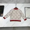 luxury baby kids Cardigan Color Knitted cashmere wool Baseball sweater jacket childrens autumn letter printing design long sleeve 7331232