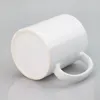10 unz sublimation puste puste kubek osobowość transfer termiczny ceramiczne kubki białe kubek wodny impreza