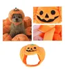 Abbigliamento per cani Cappello da compagnia Cappello da zucca di Halloween simpatico animale da compagnia costume copricapo festival decorare forniture T2I52411