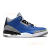 [AVEC BOX] air jordan jordans aj3 3s jordon jordons Jumpman 3 3S Fragment UNC Rouge Noir Blanc Ciment Varsity Royal Flight Hommes Plateforme Extérieur Sport Basketball Chaussures