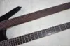 Factory Outlet-5 + 6 Strängar Svart Dubbel Neckor Elektrisk Bassgitarr med Rosewood Fingerboard