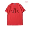 高品質のTシャツメーカー夏のTシャツメンズ半袖TシャツCheening Fans Print Tシャツの男性と女性の恋人たち