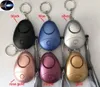 6 colors Personal Alarm 130db LED Light Keychain Alarm Self Defense Alarm Girl Women children old people Security Anti-Attack